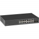 Black Box Gigabit Ethernet Switch - Web Smart Eco Fanless, 18-Port - 18 Ports - Manageable - TAA Compliant - 2 Layer Supported - Modular - Twisted Pair, Optical Fiber - 1U High - Rack-mountable - 1 Year Limited Warranty - TAA Compliance LGB2118A-R2
