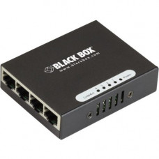 Black Box USB-Powered Gigabit 4-Port Switch with EU Power Supply - 4 Ports - 2 Layer Supported - Twisted Pair - Desktop - 1 Year Limited Warranty - TAA Compliance LGB304AE