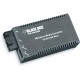 BLACKBOX MultiPower Miniature Media Converter, 10-/100-/1000-Mbps Copper to 1000-Mbps Fiber, Autosensing, Duplex, Single-Mode, 1310-nm TX/1550-nm RX, 10 km, SC LGC125A-R2