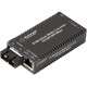 Black Box MultiPower Miniature Transceiver/Media Converter - 1 x Network (RJ-45) - 1 x SC Ports - DuplexSC Port - Single-mode - Gigabit Ethernet - 1000Base-T, 1000Base-X - DIN Rail Mountable - TAA Compliant LGC321A-NPS