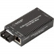 Black Box MultiPower Miniature Transceiver/Media Converter - 1 x Network (RJ-45) - 1 x SC Ports - DuplexSC Port - USB - Single-mode - Gigabit Ethernet - 1000Base-T, 1000Base-X - DIN Rail Mountable, Rack-mountable - TAA Compliant LGC322A-R3