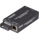 Black Box MultiPower Miniature Transceiver/Media Converter - 1 x Network (RJ-45) - 1 x SC Ports - DuplexSC Port - USB - Single-mode - Gigabit Ethernet - 1000Base-X, 1000Base-T - DIN Rail Mountable, Rack-mountable - TAA Compliant LGC324A-R3
