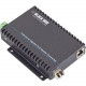 Black Box PoE Industrial Gigabit Ethernet Media Converter, SFP - 1 x Network (RJ-45) - Gigabit Ethernet - 10/100/1000Base-TX, 1000Base-X - 1 x Expansion Slots - SFP - 1 x SFP Slots - Rail-mountable, Rack-mountable, Wall Mountable, Desktop LGC5300A