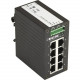 Black Box Hardened Gigabit Edge Switch, 8-Port - 8 Ports - 2 Layer Supported - Rail-mountable - 1 Year Limited Warranty - TAA Compliance LGH008A