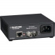 Black Box Compact Media Converter, 100BASE-TX/100BASE-SX Multimode, 300 m (850-nm), ST - 1 x Network (RJ-45) - 1 x ST Ports - 100Base-TX, 100Base-SX - Desktop LHC008A-R3