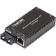 Black Box Multipower Miniature Media Converter - 1 x Network (RJ-45) - 1 x SC Ports - DuplexSC Port - Fast Ethernet - 10/100Base-TX, 100Base-FX - Rack-mountable, External - TAA Compliance LHC014A-R3