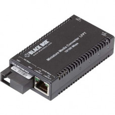 Black Box MultiPower Miniature Transceiver/Media Converter - 1 x Network (RJ-45) - 1 x SC Ports - SimplexSC Port - Single-mode - Fast Ethernet - 10/100Base-TX, 100Base-SX - Rack-mountable, DIN Rail Mountable LHC042A-R4