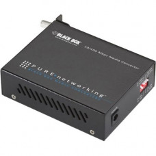 Black Box Pure Networking 10/100 Media Converter - 1 x Network (RJ-45) - 1 x SC Ports - DuplexSC Port - Single-mode - Fast Ethernet - 10/100Base-T, 100Base-FX - Desktop, Rack-mountable LHC202A-UK