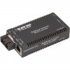 Black Box Multipower Miniature Transceiver/Media Converter - 1 x Network (RJ-45) - 1 x ST Ports - DuplexST Port - Single-mode - Fast Ethernet - 10/100Base-T, 100Base-X - DIN Rail Mountable - TAA Compliant LIC025A-R3
