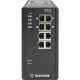 Black Box Ethernet Switch - 8 Ports - Manageable - TAA Compliant - 2 Layer Supported - Twisted Pair - Wall Mountable, DIN Rail Mountable - 1 Year Limited Warranty - TAA Compliance LIE1080A