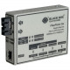 Black Box FlexPoint Gigabit Ethernet Media Converter - 1 x RJ-45 , 1 x LC - 1000Base-T, 1000Base-SX - External, Rack-mountable, Wall-mountable LMC1009A-R3