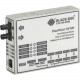 Black Box FlexPoint LMC100A-SM-R3 Tanscevier Media Converter - 1 x Network (RJ-45) - 1 x ST Ports - DuplexST Port - Single-mode - Fast Ethernet - 10/100Base-TX, 1000Base-FX - Rack-mountable, Wall Mountable, Standalone, Rail-mountable LMC100A-SM-R3
