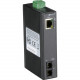 Black Box Transceiver/Media Converter - 1 x Network (RJ-45) - 1 x ST Ports - DuplexST Port - Single-mode - Fast Ethernet - 10/100Base-T - Rail-mountable - TAA Compliant LMC270A-SM-20K-ST
