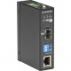 Black Box LMC280 Series Fast Ethernet Industrial Media Converter SFP - 1 x Network (RJ-45) - Fast Ethernet - 10/100Base-T, 100Base-FX - 1 x Expansion Slots - SFP - 1 x SFP Slots - Rail-mountable, Wall Mountable - TAA Compliant LMC280A