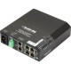 Black Box Hardened PoE PSE Switch, (6) 10/100 RJ-45, AC Powered - 6 Ports - 2 Layer Supported - Rail-mountable - 3 Year Limited Warranty - TAA Compliance LPH240A-H