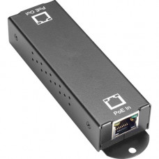 Black Box 10/100/1000BASE-T PoE+ Ethernet Repeater - 802.3at, 1-Port - New - 10/100/1000Base-T - TAA Compliance LPR1111