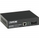Black Box PoE PSE Gigabit Media Converter, Multimode SC, 550 m - Network (RJ-45) - 1x PoE (RJ-45) Ports - 1 x SC Ports - DuplexSC Port - Multi-mode - Gigabit Ethernet - 10/100/1000Base-TX - TAA Compliance LPS500A-MM-SC