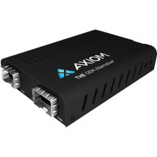 Axiom Mini 1Gbs SFP to SFP (OEO) Optical Mode Media Converter - Multi-mode, Single-mode - Gigabit Ethernet - 100/1000Base-X - 2 x Expansion Slots - SFP - 2 x SFP Slots MC08-SFP-AX