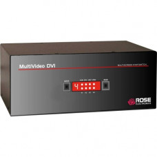 Rose Electronics MultiVideo MDM-4T4DDL/A1 Quad Video KVM Switch - 4 Computer(s) - 2560 x 1600 - 1 x Network (RJ-45) - 8 x USB - 5 x DVI MDM-4T4DDL/A1