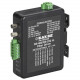 Black Box Industrial DIN Rail RS-232/RS-422/RS-485 to Fiber Driver - 1 x ST Ports - Rail-mountable - TAA Compliance MED101A