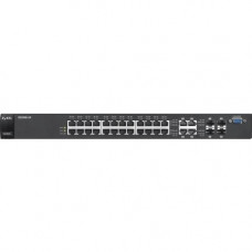 Zyxel 24-Port FE L2 Switch with Four GbE Combo Ports - 24 Ports - Manageable - 2 Layer Supported - 1U High - Desktop, Rack-mountable - 2 Year Limited Warranty - EU RoHS Compliance MES3500-24DC