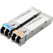 Edimax MG-10GAS1 SFP+ Module - For Optical Network, Data Networking 1 LC 10GBase-X Network - Optical Fiber9/125 &micro;m - Single-mode - 10 Gigabit Ethernet - 10GBase-X - Hot-pluggable MG-10GAS1