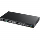 Zyxel 24-port GbE L2 Copper Switch - 24 x Gigabit Ethernet Network, 4 x Gigabit Ethernet Network, 4 x Gigabit Ethernet Expansion Slot - Manageable - Optical Fiber, Twisted Pair - Modular - 2 Layer Supported MGS3520-28