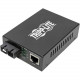 Tripp Lite N785-P01-SC-MM1 Transceiver/Media Converter - 1 x Network (RJ-45) - 1 x SC Ports - DuplexSC Port - Multi-mode - Gigabit Ethernet - 10/100/1000Base-T, 1000Base-X N785-P01-SC-MM1