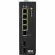 Tripp Lite NGI-S05C2POE4 Ethernet Switch - 5 Ports - Manageable - Gigabit Ethernet - 10/100/1000Base-T, 100Base-FX, 1000Base-X, 1000Base-SX/LX - TAA Compliant - 2 Layer Supported - Modular - 2 SFP Slots - 14 W Power Consumption - 120 W PoE Budget - Twiste