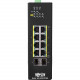 Tripp Lite NGI-S08C2POE8 Ethernet Switch - 8 Ports - Manageable - Gigabit Ethernet - 10/100/1000Base-T, 100Base-FX, 1000Base-X, 1000Base-SX/LX - TAA Compliant - 2 Layer Supported - Modular - 2 SFP Slots - 13 W Power Consumption - 240 W PoE Budget - Optica