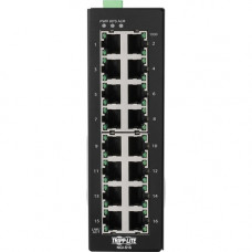 Tripp Lite NGI-S16 Ethernet Switch - 16 Ports - Manageable - Gigabit Ethernet - 10/100/1000Base-T - TAA Compliant - 2 Layer Supported - 12 W Power Consumption - Twisted Pair - DIN Rail Mountable - 3 Year Limited Warranty - TAA Compliance NGI-S16