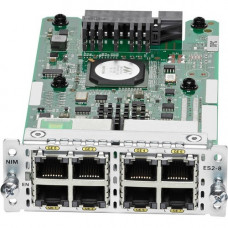 Cisco 8-Port Gigabit Ethernet Switch NIM - For Data Networking, Optical Network8 x Expansion Slots - SFP (mini-GBIC) NIM-ES2-8-RF