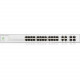 Zyxel 24-port GbE Nebula Cloud Managed Switch - 28 x Gigabit Ethernet Network, 4 x Gigabit Ethernet Expansion Slot - Manageable - Twisted Pair, Optical Fiber - Modular - 4 Layer Supported - Rack-mountable NSW100-28