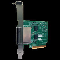 One Stop Systems PCIe x8 Gen2 Host Cable Adapter PCIe x8 cable adapter installs in your server's PCIe x8 or x16 expansion slot. OSS-PCIE-HIB25-X8-H-F