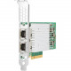 HPE Ethernet 10Gb 2-port 524SFP+ Adapter - PCI Express 3.0 x8 - 2 Port(s) - Optical Fiber - 10GBase-X - Plug-in Card P08446-B21