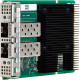 HPE 25Gigabit Ethernet Card - PCI Express 4.0 x8 - 3.13 GB/s Data Transfer Rate - 2 Port(s) - Optical Fiber - 25GBase-X, 10GBase-X - SFP28 P10106-B21