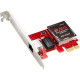Asus PCE-C2500 2.5Gigabit Ethernet Adapter - PCI Express 2.0 x1 - 1 Port(s) - 1 - Twisted Pair PCE-C2500