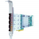 Axiom PCIe x4 1Gbs Quad Port Fiber Network Adapter - PCI Express 2.1 x4 - 4 Port(s) - Optical Fiber PCIE-4SFP-AX