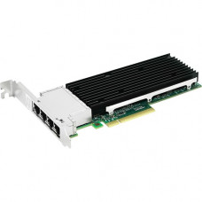 Axiom 10Gigabit Ethernet Card - PCI Express 3.0 x8 - 4 Port(s) - 4 - Twisted Pair PCIE32RJ4510-AX