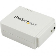 Startech.Com 1 Port USB Wireless N Network Print Server with 10/100 Mbps Ethernet Port - 802.11 b/g/n - Share a standard USB printer with multiple users simultaneously over a wireless network - 1 Port USB Wireless N Network Print Server with 10/100 Mbps E