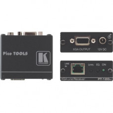 Kramer Computer Graphics Video over Twisted Pair Receiver - 1 Output Device - 820 ft Range - 1 x Network (RJ-45) - 1 x VGA Out - WUXGA - 1920 x 1200 PT-120XL