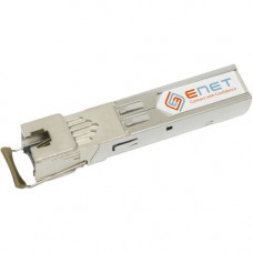 Enet Components TAA Compliant Juniper Compatible QFX-SFP-1GE-T - Functionally Identical 10/100/1000BASE-T Copper SFP 100m RJ45 Connector - Programmed, Tested, and Supported in the USA, Lifetime Warranty" QFX-SFP-1GE-T-ENT