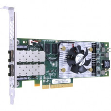 Accortec QLE8362 10Gigabit Ethernet Card - PCI Express x8 - 2 Port(s) - Optical Fiber - Low-profile QLE8362-SR-CK-ACC