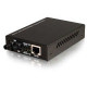 Legrand Group Quiktron Transceiver/Media Converter - 1 x Network (RJ-45) - 1 x ST Ports - DuplexST Port - Multi-mode - Fast Ethernet - 100Base-T, 100Base-FX - Rack-mountable QMC-MFSB-01-03