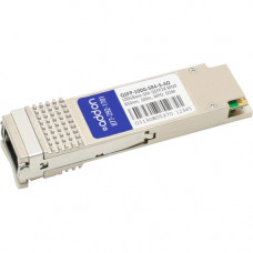 AddOn Cisco QSFP-100G-SR4-S Compatible TAA Compliant 100GBase-SR4 QSFP28 Transceiver (MMF, 850nm, 100m, MPO, DOM) - 100% compatible and guaranteed to work - TAA Compliance QSFP-100G-SR4-S-AO