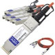 AddOn MSA and TAA Compliant 40GBase-AOC QSFP+ to 4xSFP+ Direct Attach Cable (850nm, MMF, 1m) - 100% compatible and guaranteed to work - TAA Compliance QSFP-4SFP-AOC1M-AO