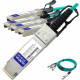 AddOn Cisco QSFP-4X10G-AOC2M Compatible TAA Compliant 40GBase-AOC QSFP+ to 4xSFP+ Direct Attach Cable (850nm, MMF, 2m) - 100% compatible and guaranteed to work - TAA Compliance QSFP-4X10G-AOC2M-AO
