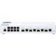 QNAP QSW-M408-4C Ethernet Switch - 8 Ports - Manageable - 2 Layer Supported - Modular - Twisted Pair, Optical Fiber - Desktop - 2 Year Limited Warranty - TAA Compliance QSW-M408-4C-US