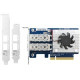 QNAP QXG-10G2SF-CX4 10Gigabit Ethernet Card - PCI Express 3.0 x8 - 2 Port(s) - Optical Fiber QXG-10G2SF-CX4