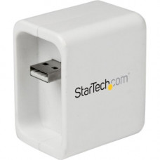 Startech.Com Portable Wireless N WiFi Travel Router for iPad / Tablet / Laptop - USB Powered w/ Charge Port - 2.48 GHz ISM Band - 32.8 ft Indoor Range - 18.75 MB/s Wireless Speed - 1 x Network Port - USB - Fast Ethernet - Desktop, Wall Mountable - RoHS, T